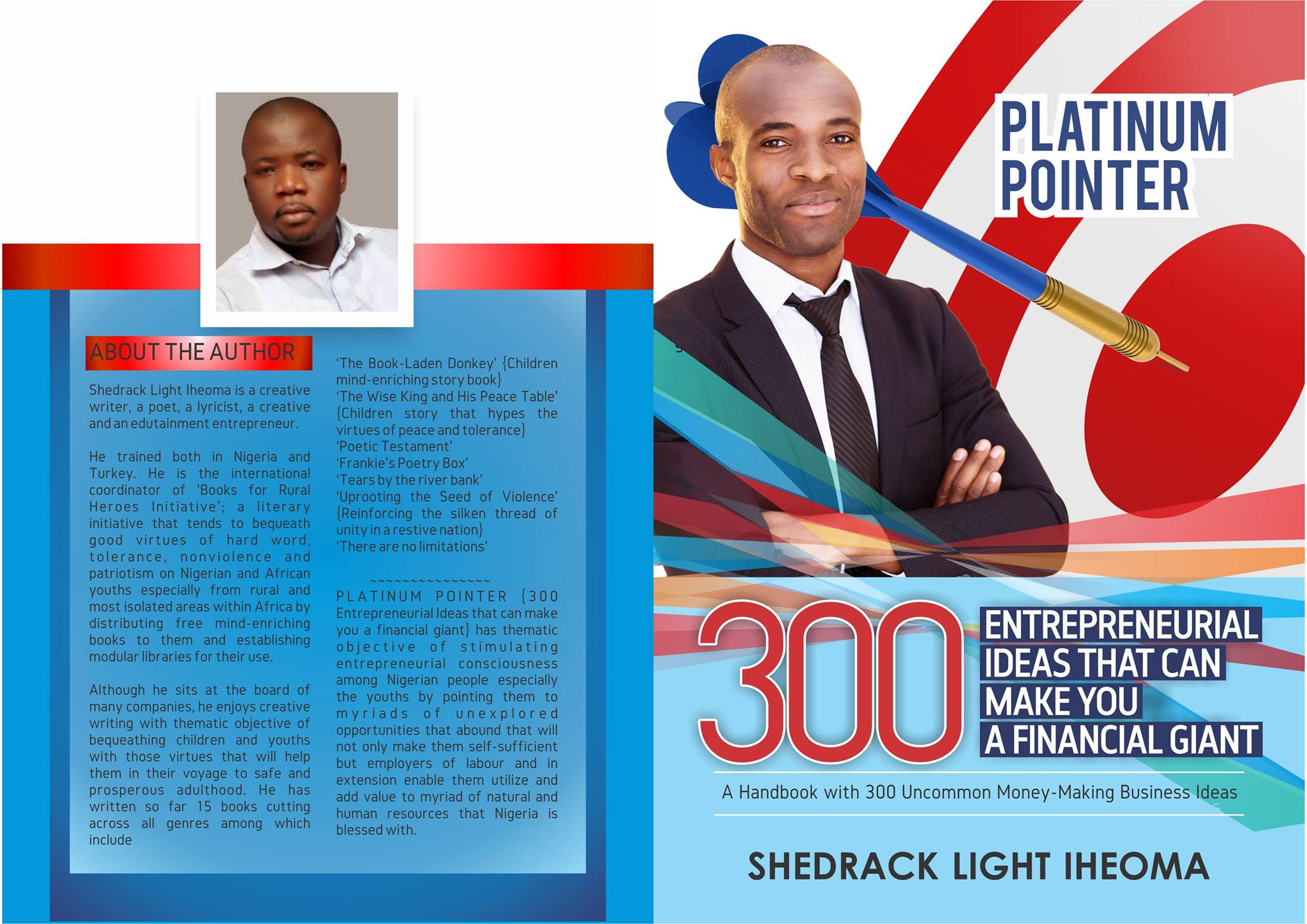 Books by Shedrack Light Iheoma - 300 ENTREPRENUERIAL IDEAS THAT CAN MAKE YOU A FINANCIAL GIANT