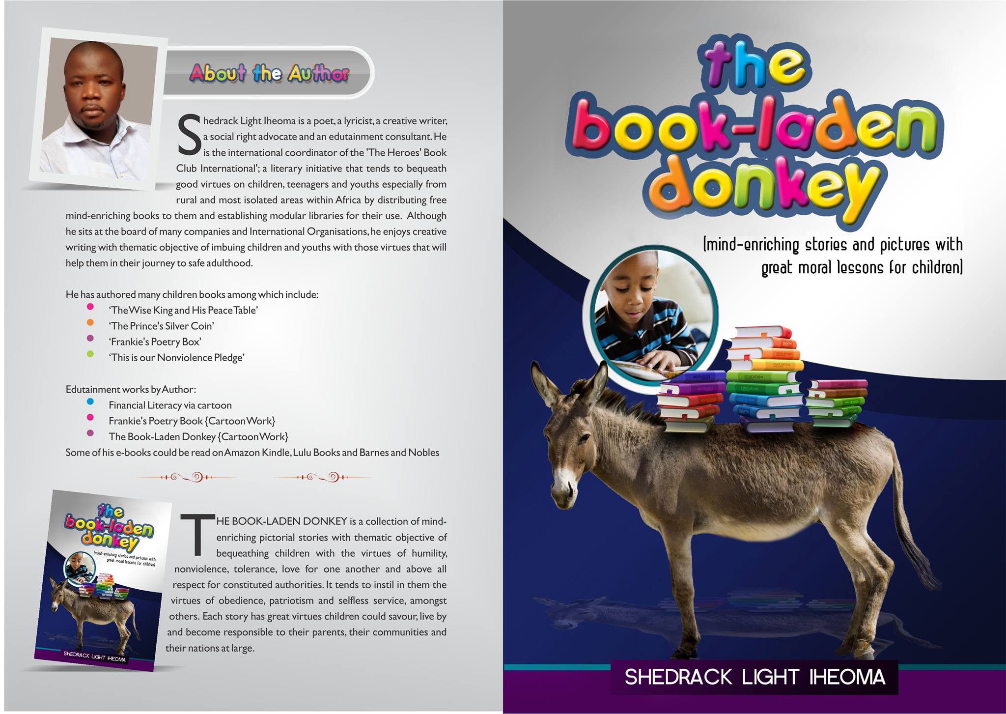 Books by Shedrack Light Iheoma - THE BOOK LADEN DONKEY